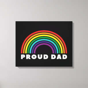 Proud Rainbow Pap Canvas Afdruk