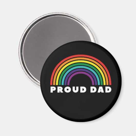 Proud Rainbow Pap Magneet (Voorkant / Achterkant)
