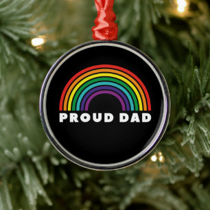 Proud Rainbow Pap Metalen Ornament