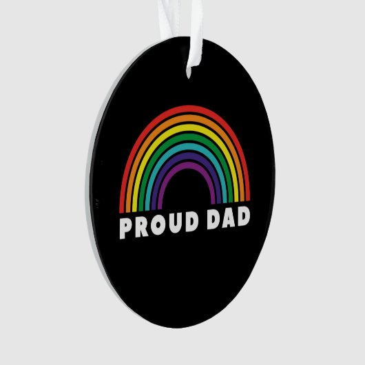 Proud Rainbow Pap Ornament (voorkant)