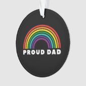 Proud Rainbow Pap Ornament (voorkant)