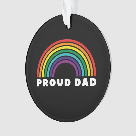 Proud Rainbow Pap Ornament (voorkant)