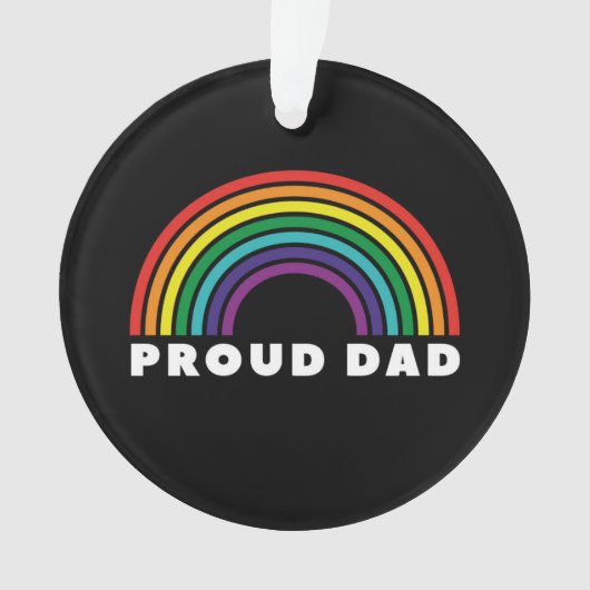 Proud Rainbow Pap Ornament (voorkant)