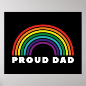 Proud Rainbow Pap Poster (Voorkant)