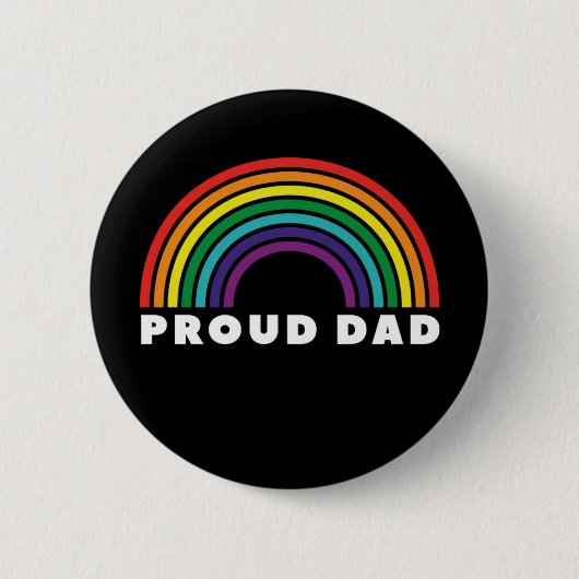 Proud Rainbow Pap Ronde Button 5,7 Cm (Voorkant)