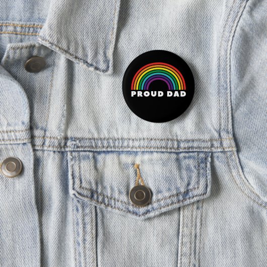 Proud Rainbow Pap Ronde Button 5,7 Cm (In situ)