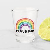 Proud Rainbow Pap Shot Glas (Voorkant)