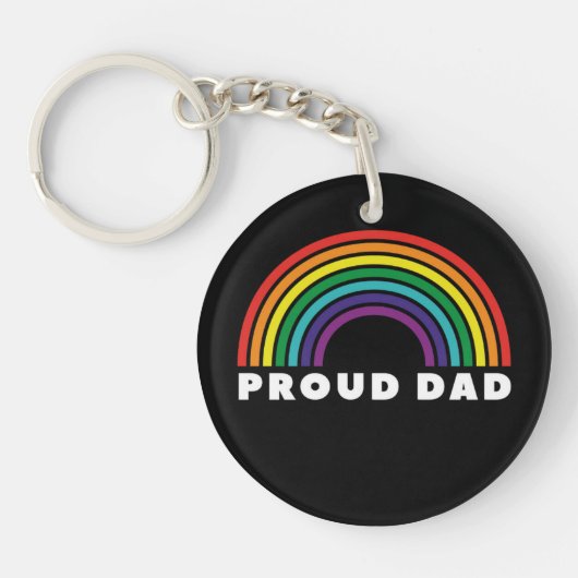 Proud Rainbow Pap Sleutelhanger (Voorkant)