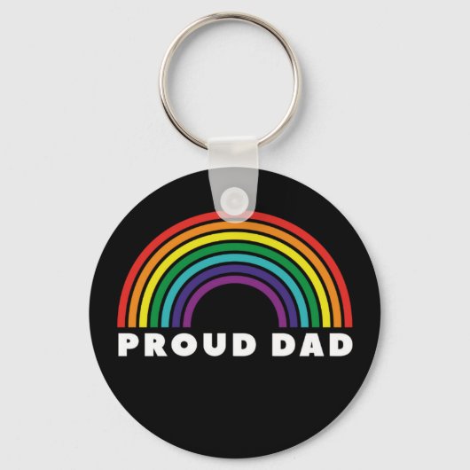 Proud Rainbow Pap Sleutelhanger (Voorkant)