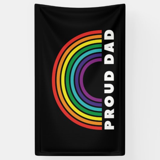 Proud Rainbow Pap Spandoek (Verticaal)