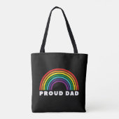 Proud Rainbow Pap Tote Bag (Achterkant)