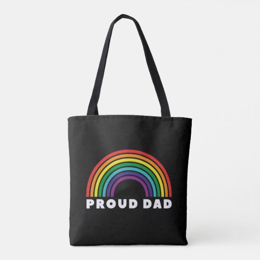 Proud Rainbow Pap Tote Bag (Achterkant)