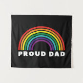 Proud Rainbow Pap Wandkleed (Voorkant (horizontaal))