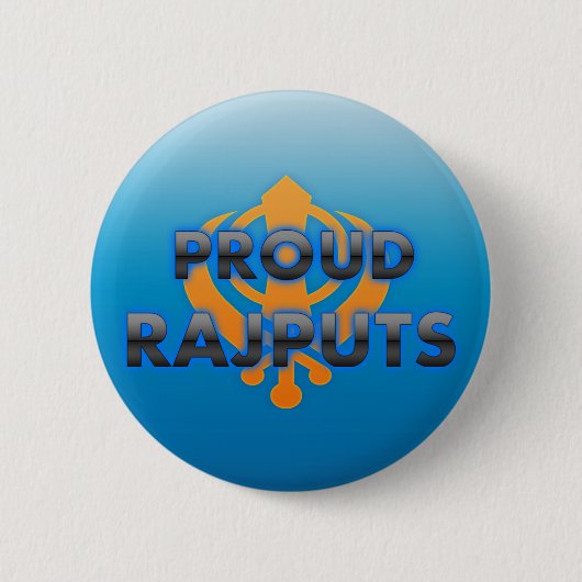 Proud Rajputs, Rajputs pride Ronde Button 5,7 Cm (Voorkant)