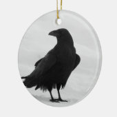 Proud Raven Keramisch Ornament (Links)