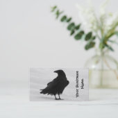 Proud Raven Visitekaartje (Staand voorkant)