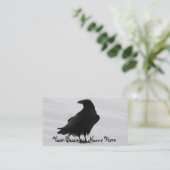 Proud Raven Visitekaartje (Staand voorkant)