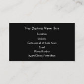 Proud Raven Visitekaartje (Achterkant)