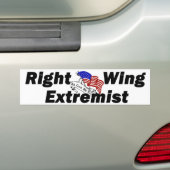 Proud-rechtse extremist bumpersticker (Op auto)