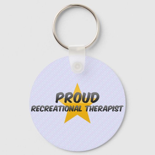 Proud Recreationele Therapist Sleutelhanger (Voorkant)