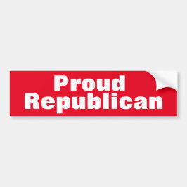 Proud Republican Bumpersticker