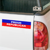 Proud Republican Bumpersticker (Op Truck)