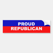 Proud Republican Bumpersticker (Voorkant)