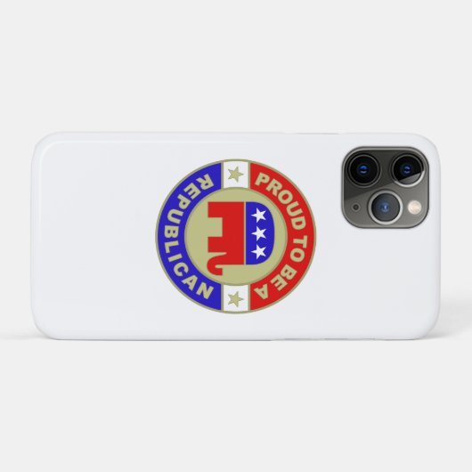 Proud Republican Case-Mate iPhone Case (Achterkant (horizontaal))