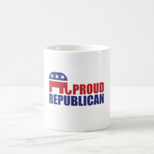 Proud Republican Elephant Koffiemok