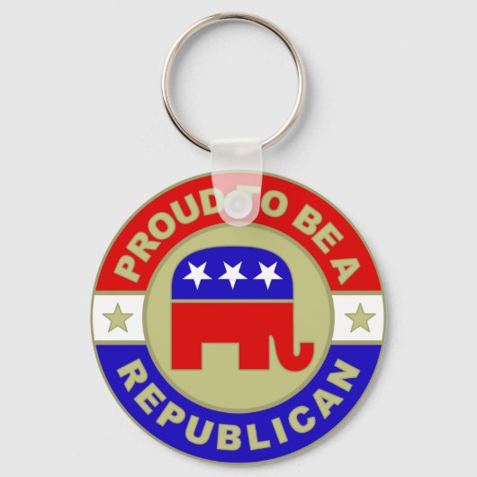 Proud Republican Sleutelhanger (Voorkant)