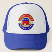 Proud Republican Trucker Pet (Voorkant)