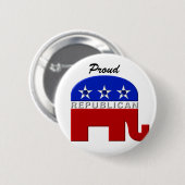 Proud Republikein: pop Ronde Button 5,7 Cm (Voorkant /achterkant)
