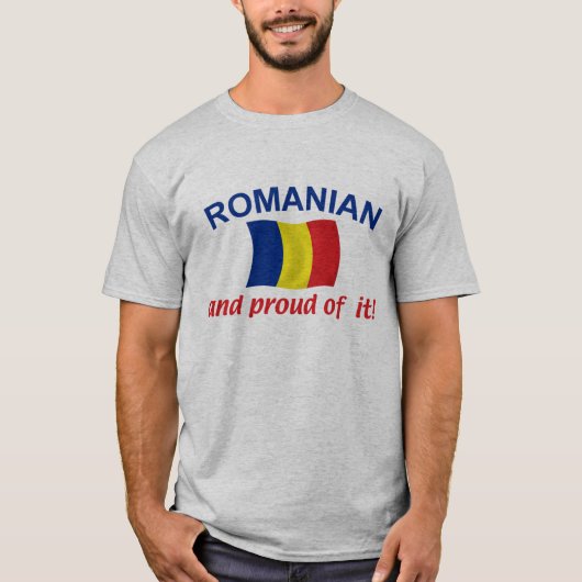 Proud Roemeens T-shirt (Voorkant)