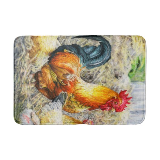 Proud Rooster Badmat (Voorkant)