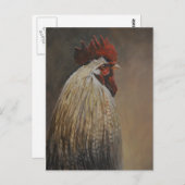 Proud Rooster Bird Art Briefkaart (Voorkant / Achterkant)