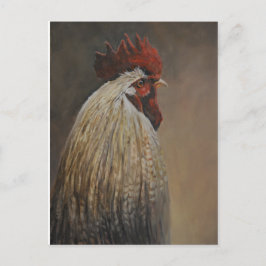 Proud Rooster Bird Art Briefkaart