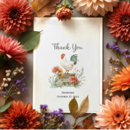 Proud Rooster Flowers Boerderij Generic | Bedankzakje