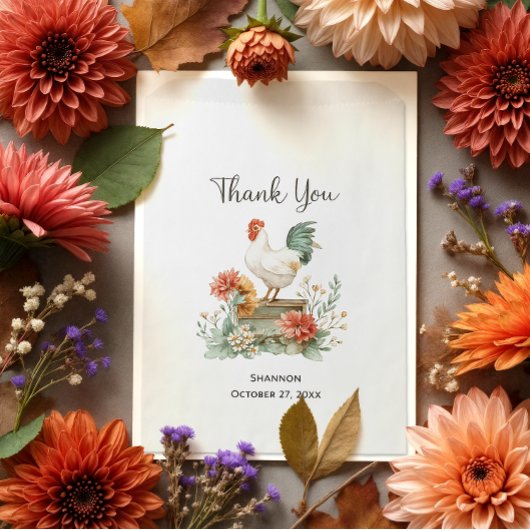 Proud Rooster Flowers Boerderij Generic | Bedankzakje