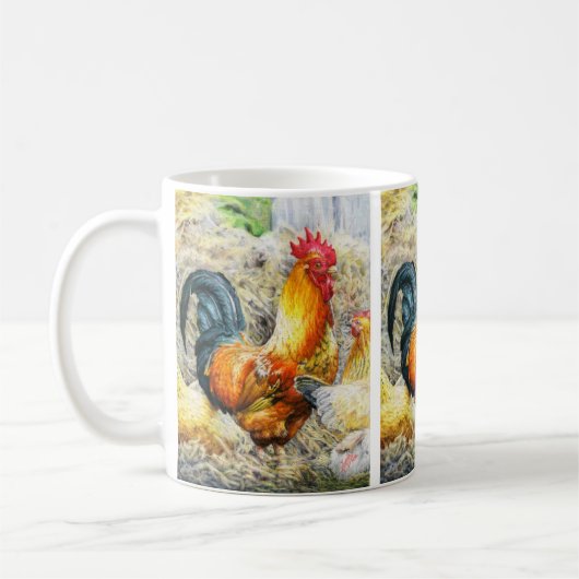 Proud Rooster Koffiemok (Links)