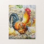 Proud Rooster Legpuzzel (Verticaal)
