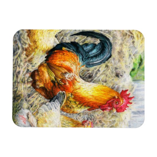 Proud Rooster Magneet (Horizontaal)