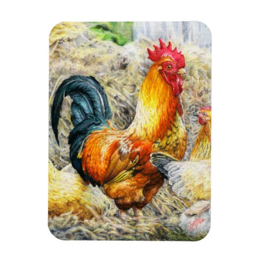 Proud Rooster Magneet (Verticaal)
