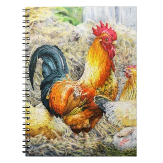 Proud Rooster Notitieboek (Voorkant)