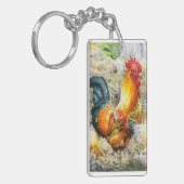 Proud Rooster Sleutelhanger (Voorkant Links)