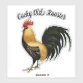  Proud Rooster Sticker (Vel)