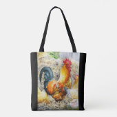 Proud Rooster Tote Bag (Achterkant)