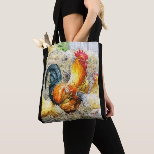 Proud Rooster Tote Bag (Dichtbij)