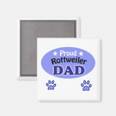 Proud Rottweiler dad Magneet (Voorkant / Achterkant)