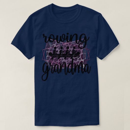 Proud Rowing Grandma Rowing Grandmother Of A Rower T-shirt (Design voorkant)