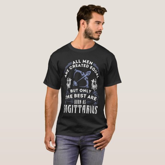 Proud Sagittarius Mannen T-shirt (Voorkant volledig)